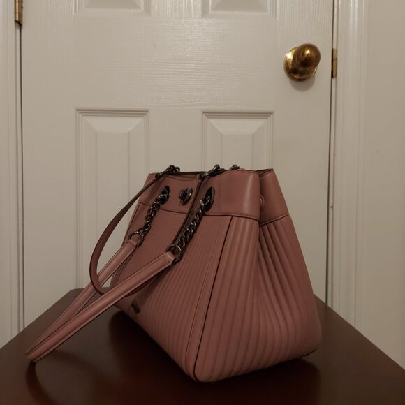 Coach Turnlock Edie Quilted Handbag - Picture 7 of 16